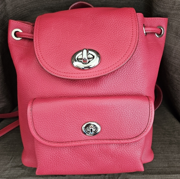 COACH Mini Turnlock Rucksack No. F37581 - Picture 1 of 14